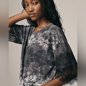 Pilcro Short-Sleeve Python Print Blouse Size Medium